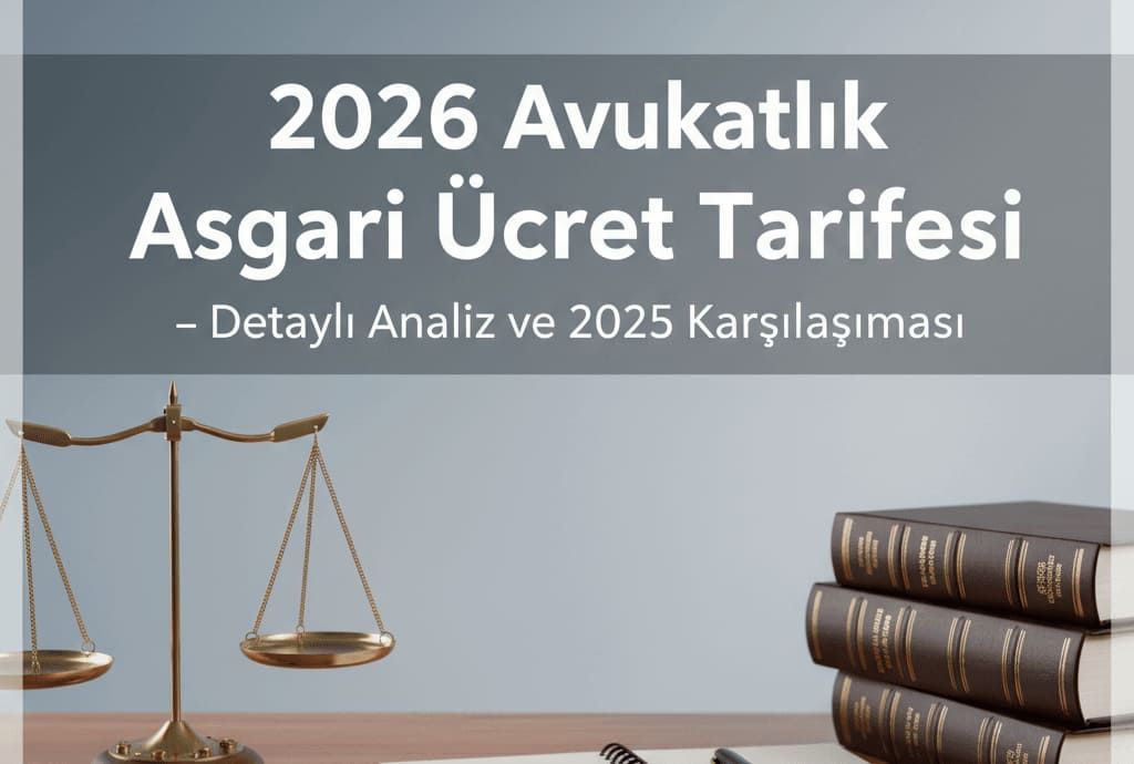 2026 Avukatlık Asgari Ücret Tarifesi: Detaylı Analiz, 2025 Karşılaştırması ve Uygulama Rehberi